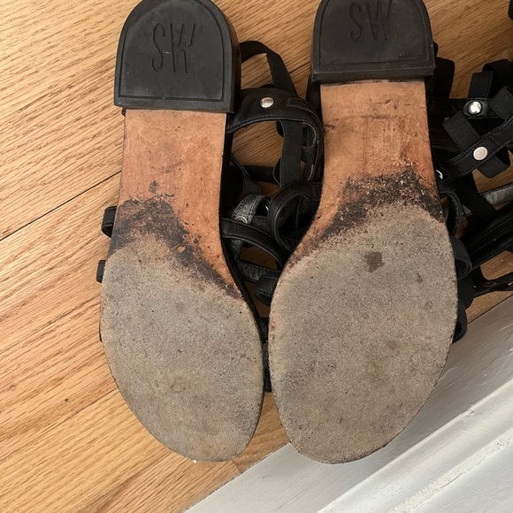 Stuart weitzman black gladiator sandals - Picture 5 of 5